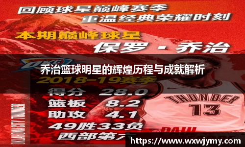 乔治篮球明星的辉煌历程与成就解析